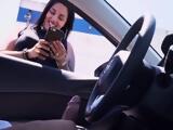 Guy Flashing Cock In Car And Pictured By Naughty Girl