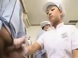 A tour of a Japanese group handjob milking factory