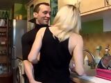 French Mother In Law Swooped and Fucked In Kitchen