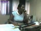Amateur Mature Indian Secretary Gets Her Boobs Fondled at Office and Gives Blowjob To Boss