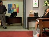 Busty Secretary Gets Horny At The Office In Front Of Her Director