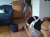 Mature Blond Maid Gets Anally Assaulted By Young Boss