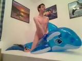 Nerd Guy Fuck Dolphin Doll