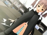 Horny 3D hentai maid sucking dick