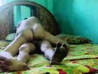 Desi Indian couple fuck on bed
