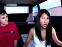 Pleased fuck in a car untill orgasm