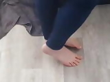Freinds Candid Bare Feet
