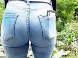Tight Teen Ass Candid in Blue Jeans #01